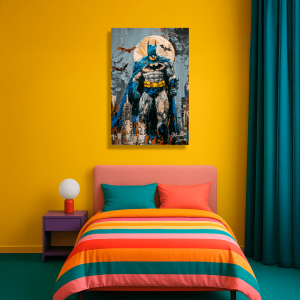 cuadro batman en la ciudad